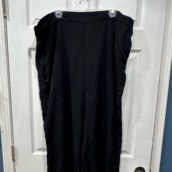 Black High-Waisted Lightweight Pants - Picture 1 of 3